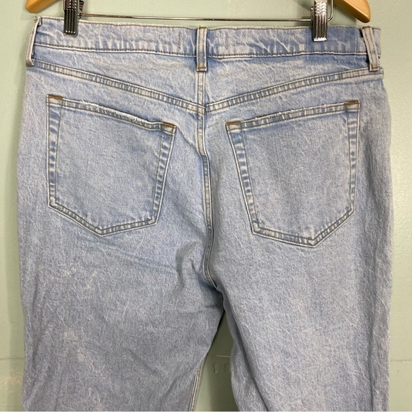 Abercrombie & Fitch The 90s Relaxed Jean High Rise Blue Light Wash Sz 33 16 Long - Picture 6 of 8